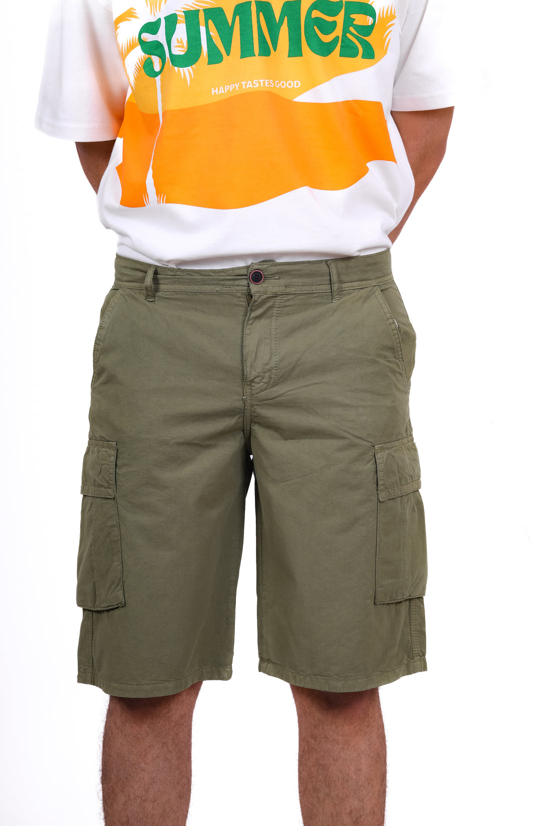 Gabardine Cargo Short
