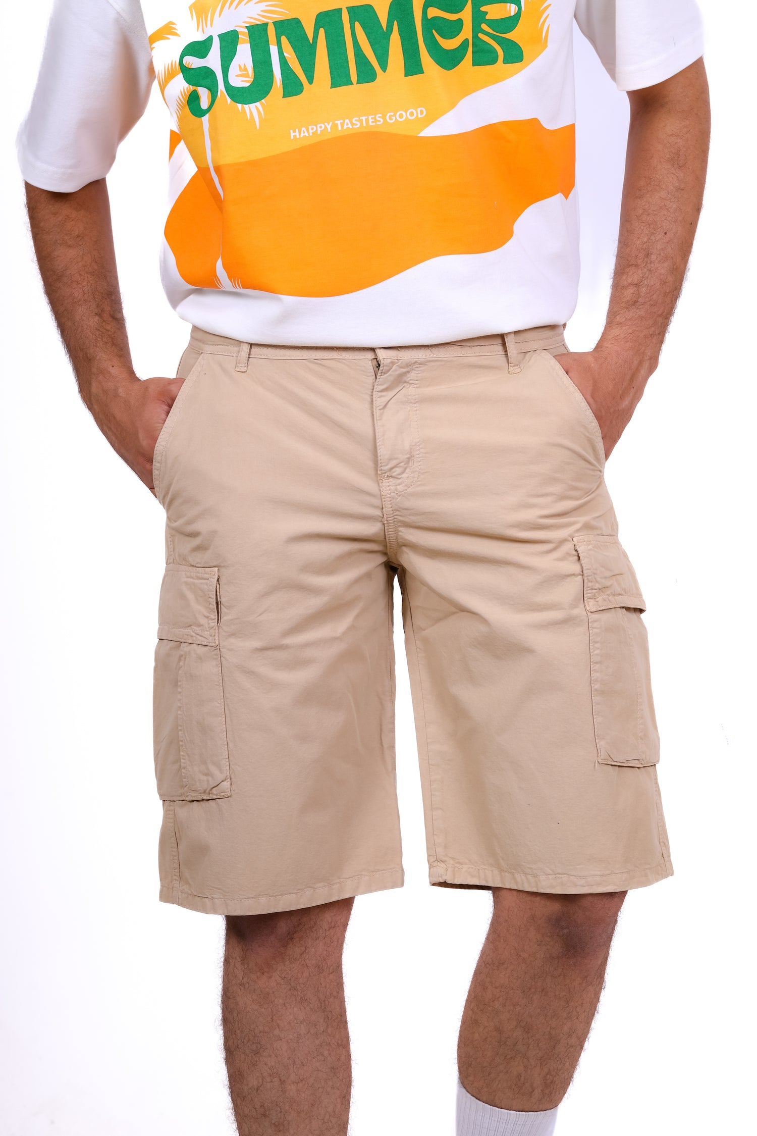 Gabardine Cargo Short