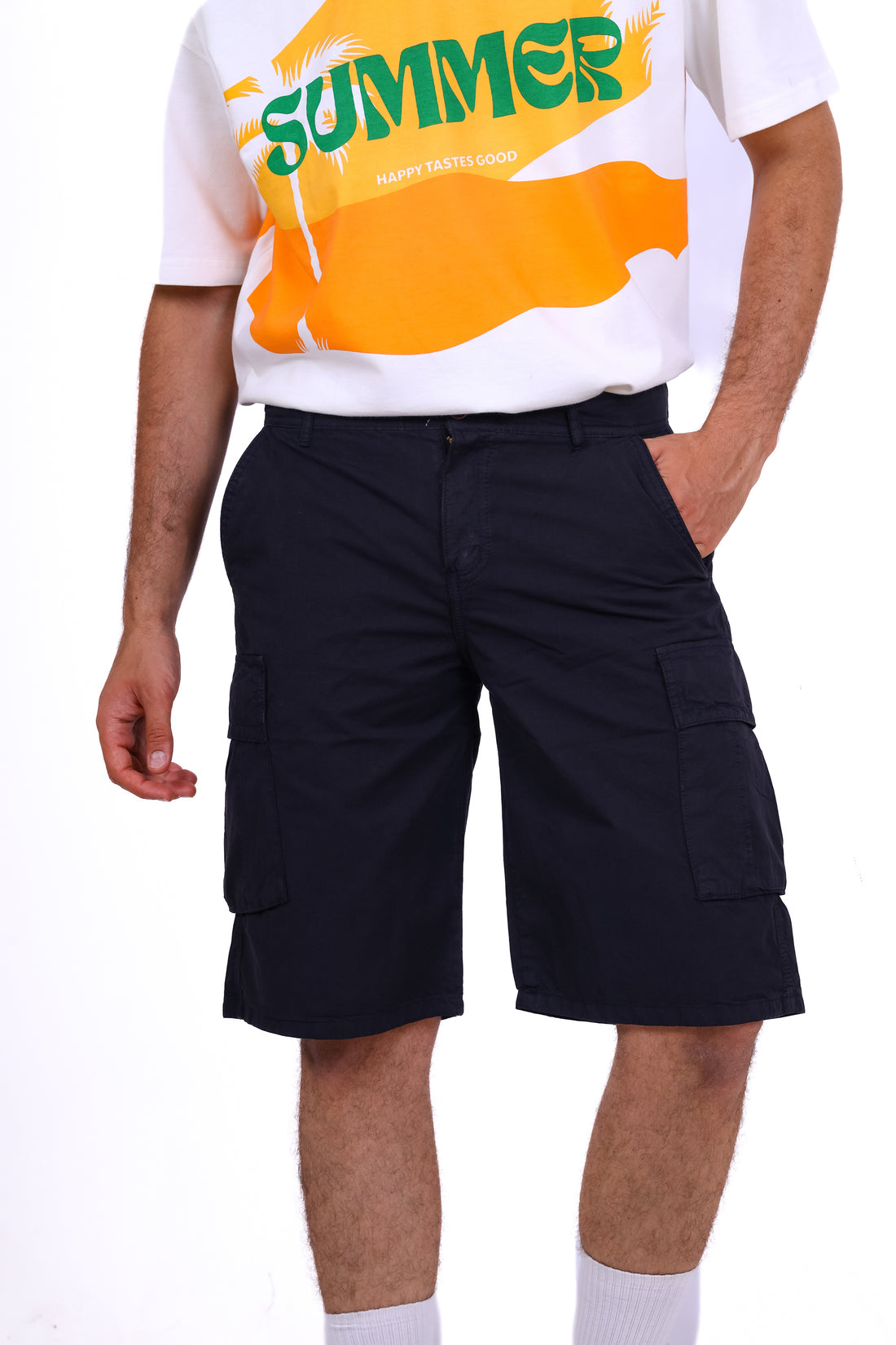 Gabardine Cargo Short