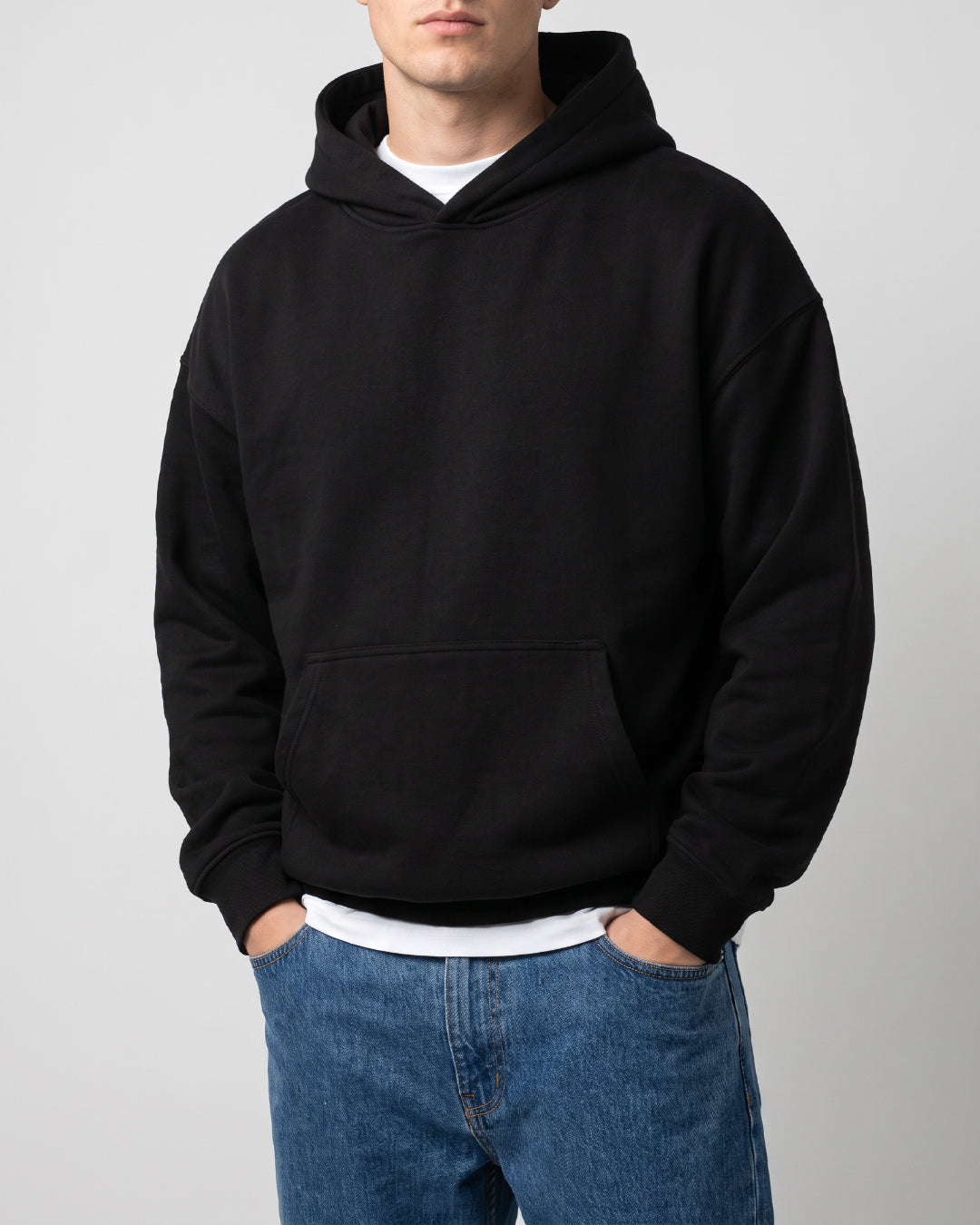 Milton Basic Hoodie Black - SUTRA - Front