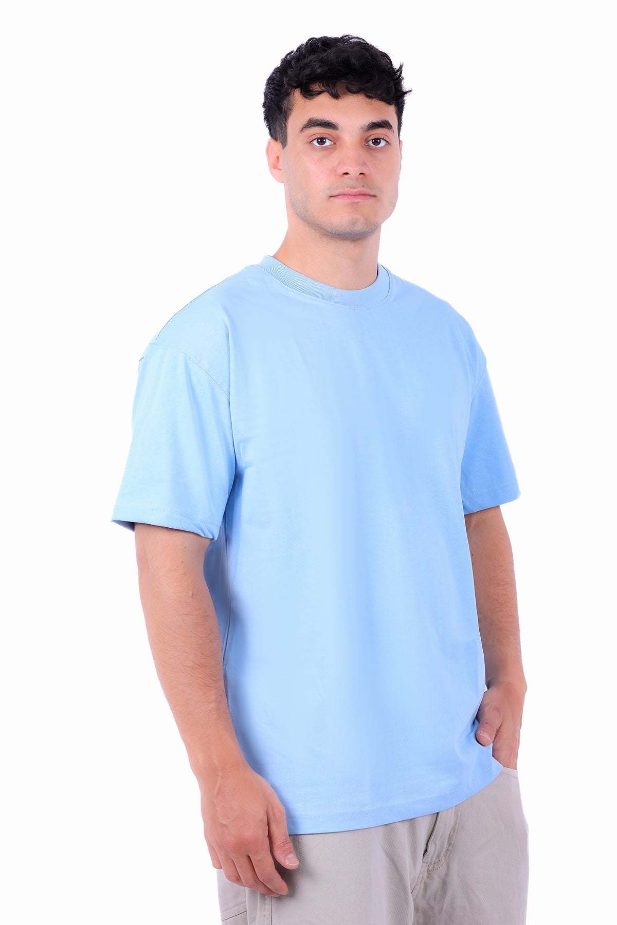 Over Size Polivar Cotton Basic T_Shirt