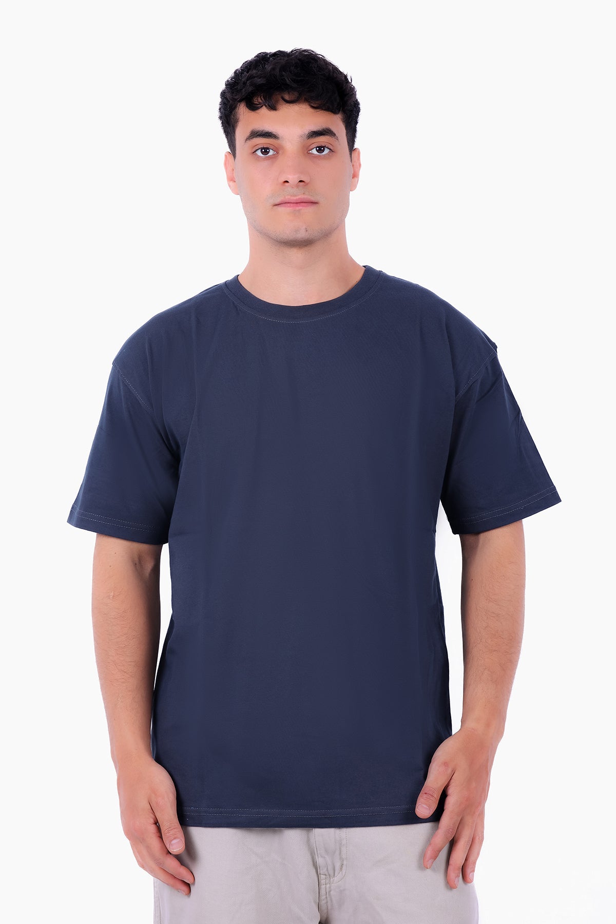 Over Size Polivar Cotton Basic T_Shirt