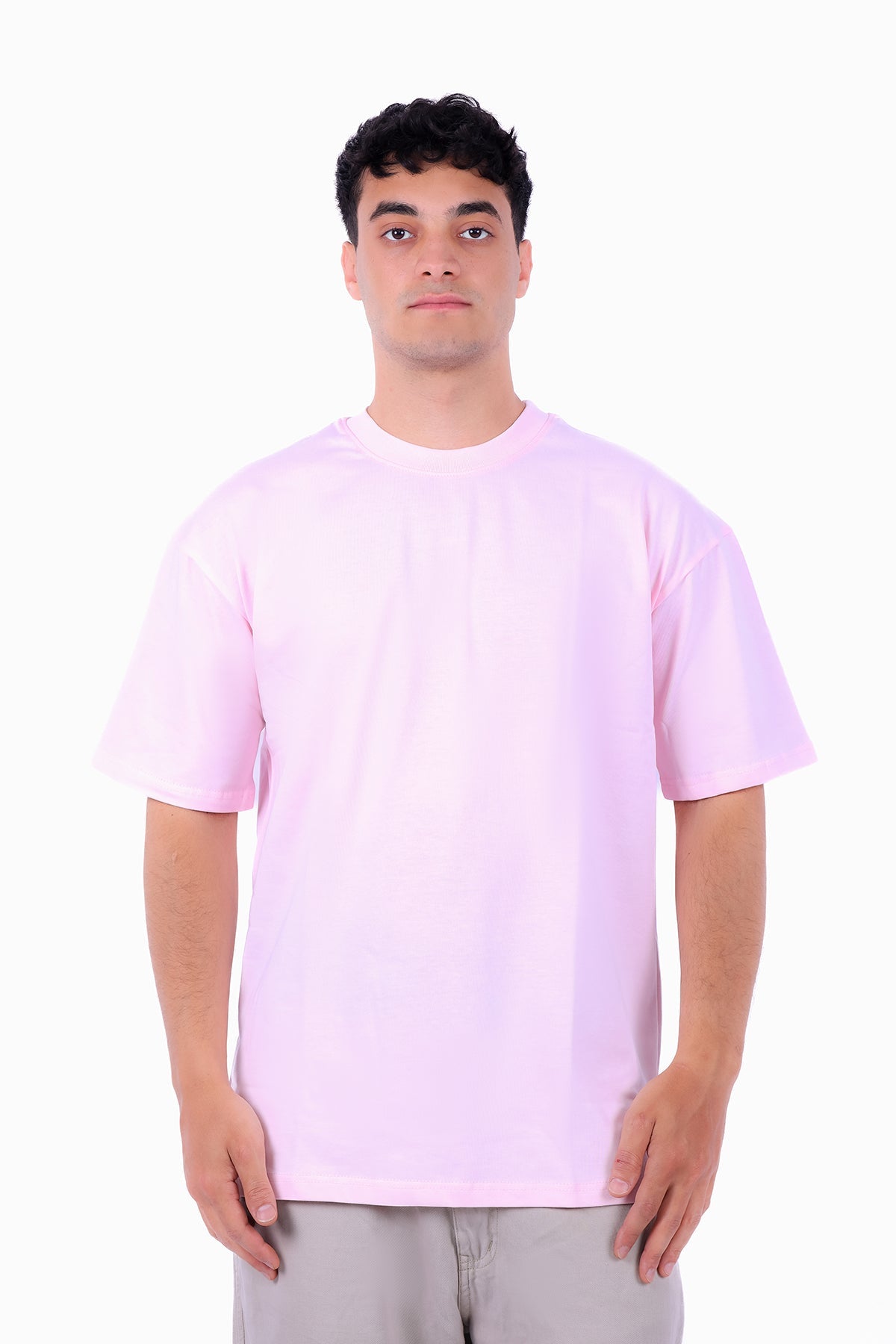 Over Size Polivar Cotton Basic T_Shirt