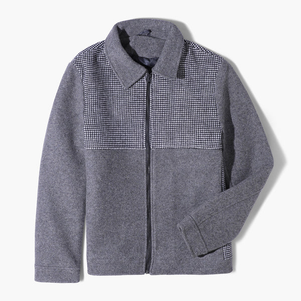 Gogh Mixed Jacket HAI 1-Gray