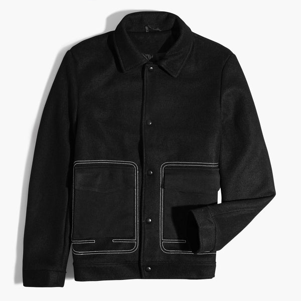 Gogh Mixed Jacket HAI 9-Black