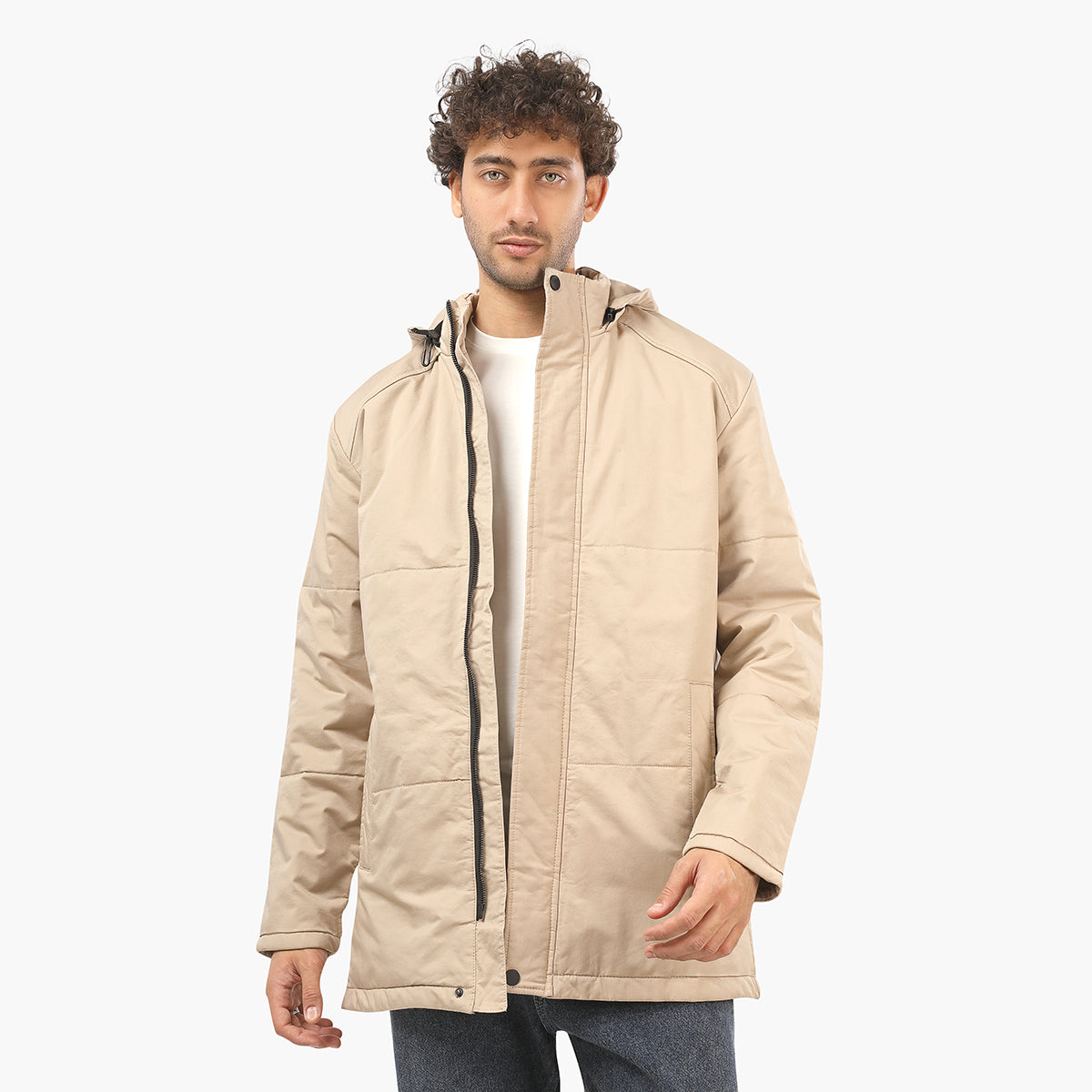 Gabardine Soft Long Jacket