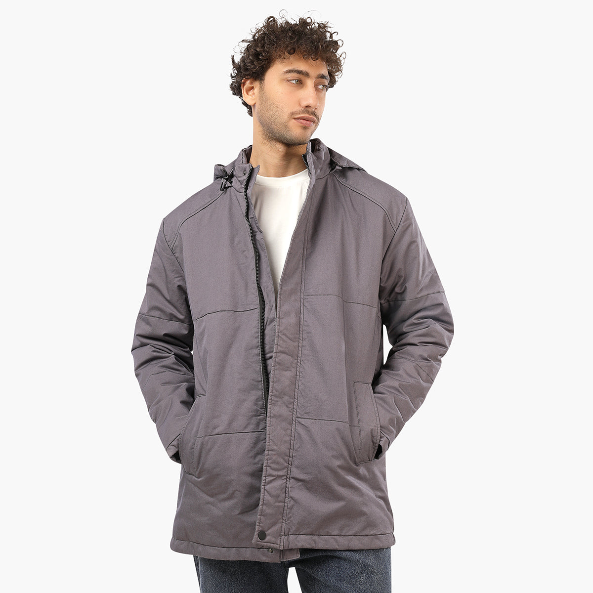 Gabardine Soft Long Jacket