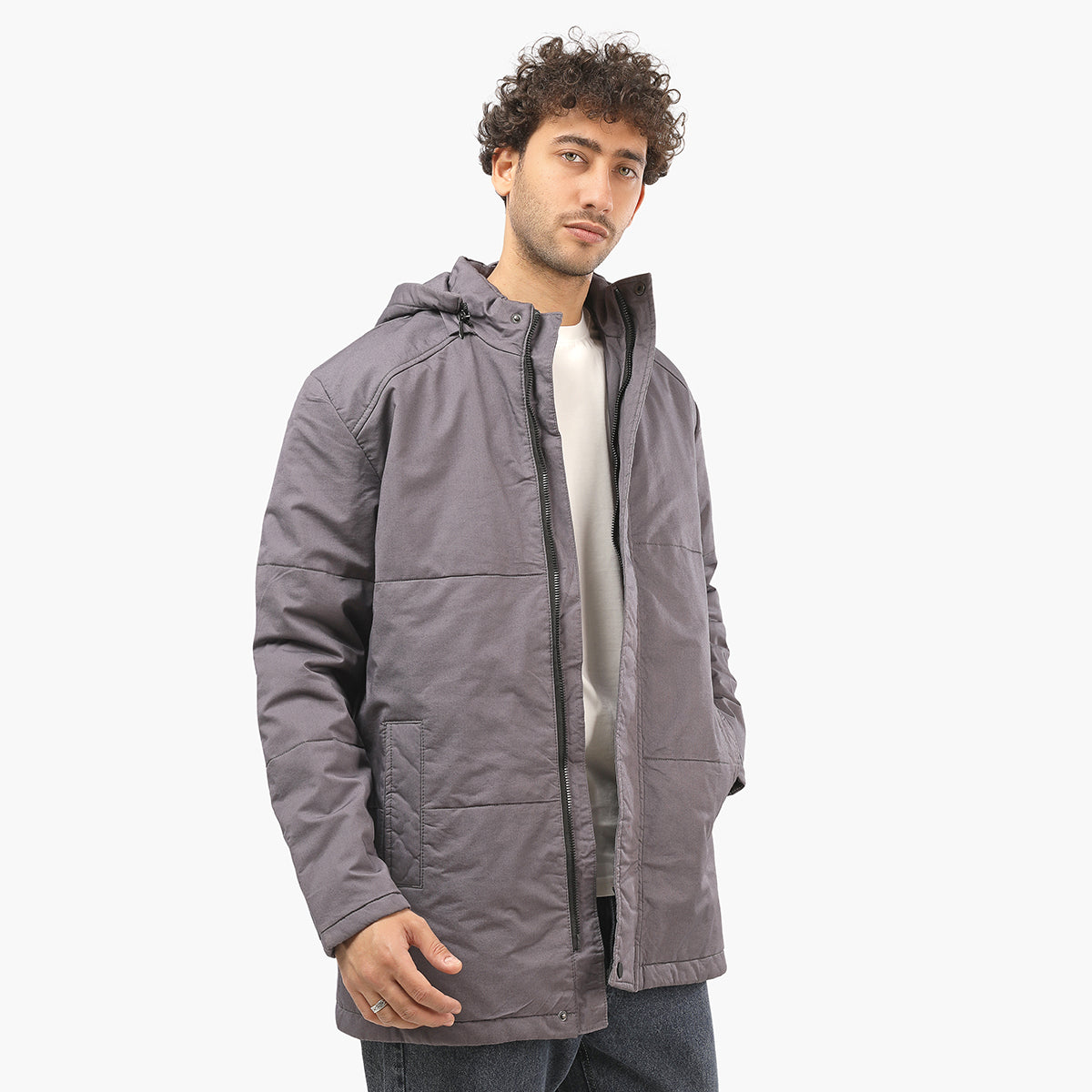 Gabardine Soft Long Jacket