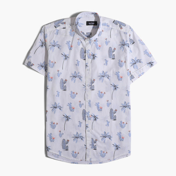 Short Sleeves Poplin Cactus Shirt