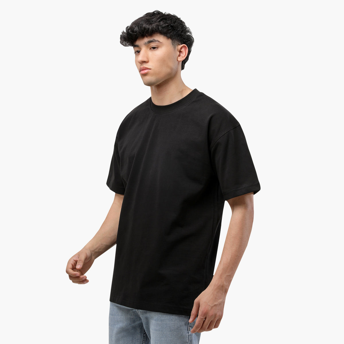 Over Size Polivar Cotton Basic T_Shirt