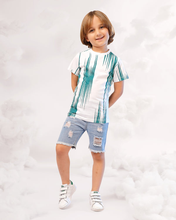 Kid T_Shirt PR_Green Shadow