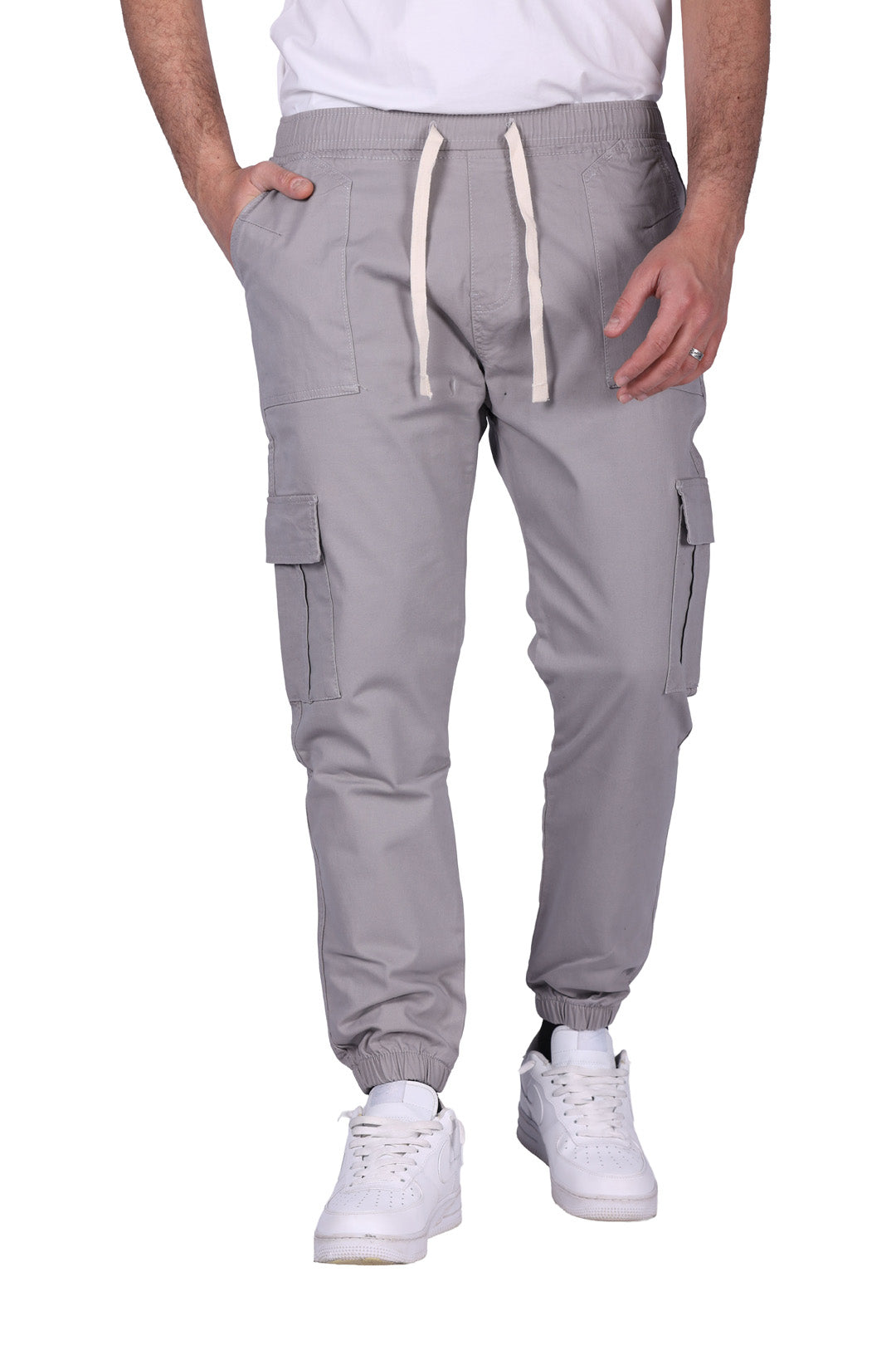 Gabardine Cargo Jogger