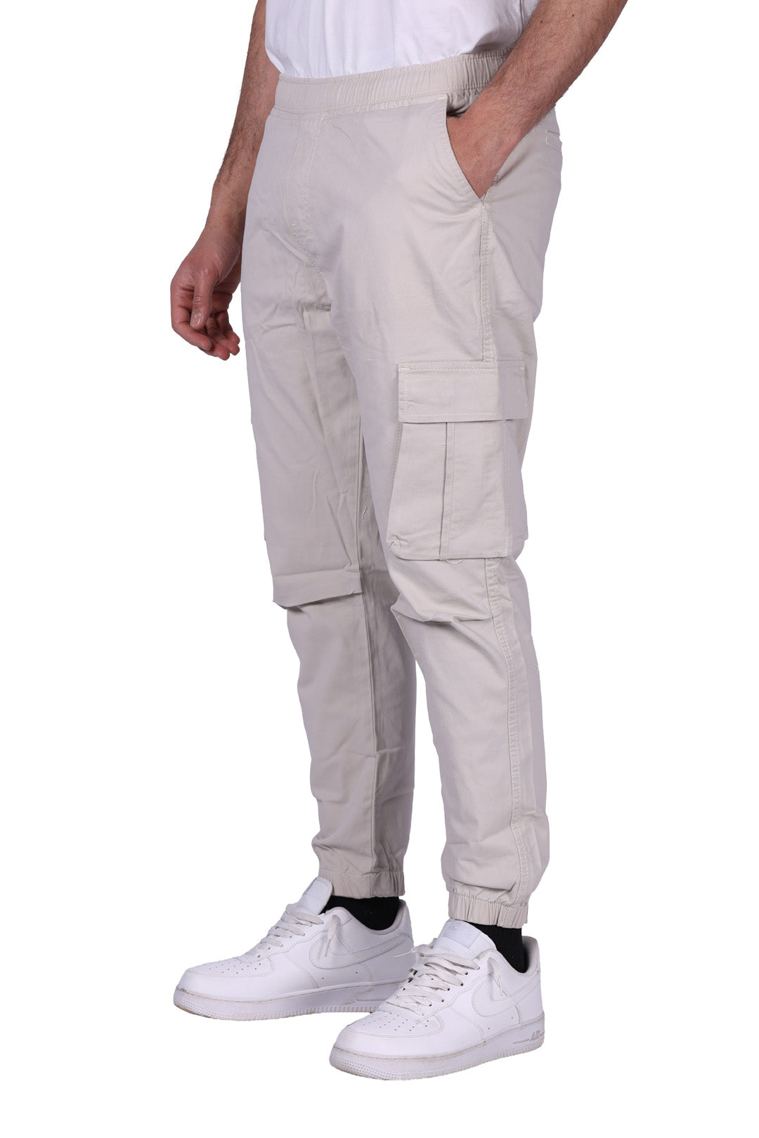Gabardine Cargo Jogger Slit Cut