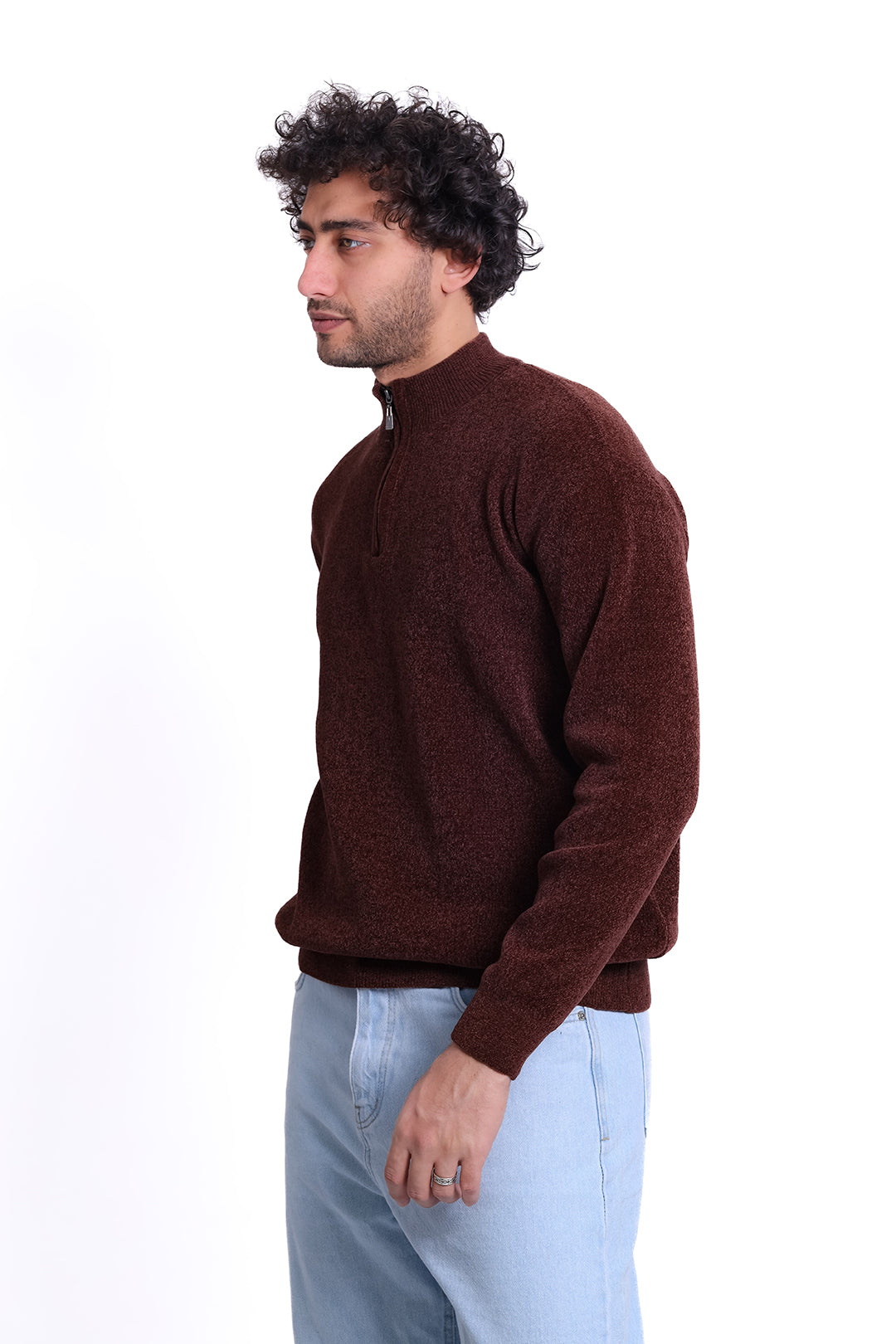 Knitwear Pullover Dual Tone Basic MANS 1225