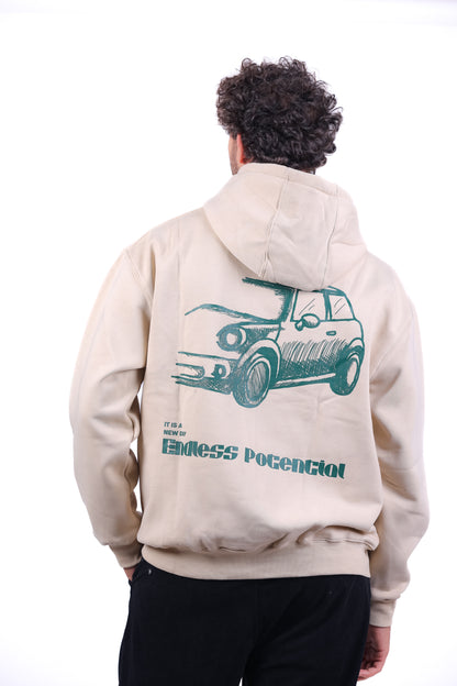 Over Size Milton Hoodie Sweatshirt Printed Endless