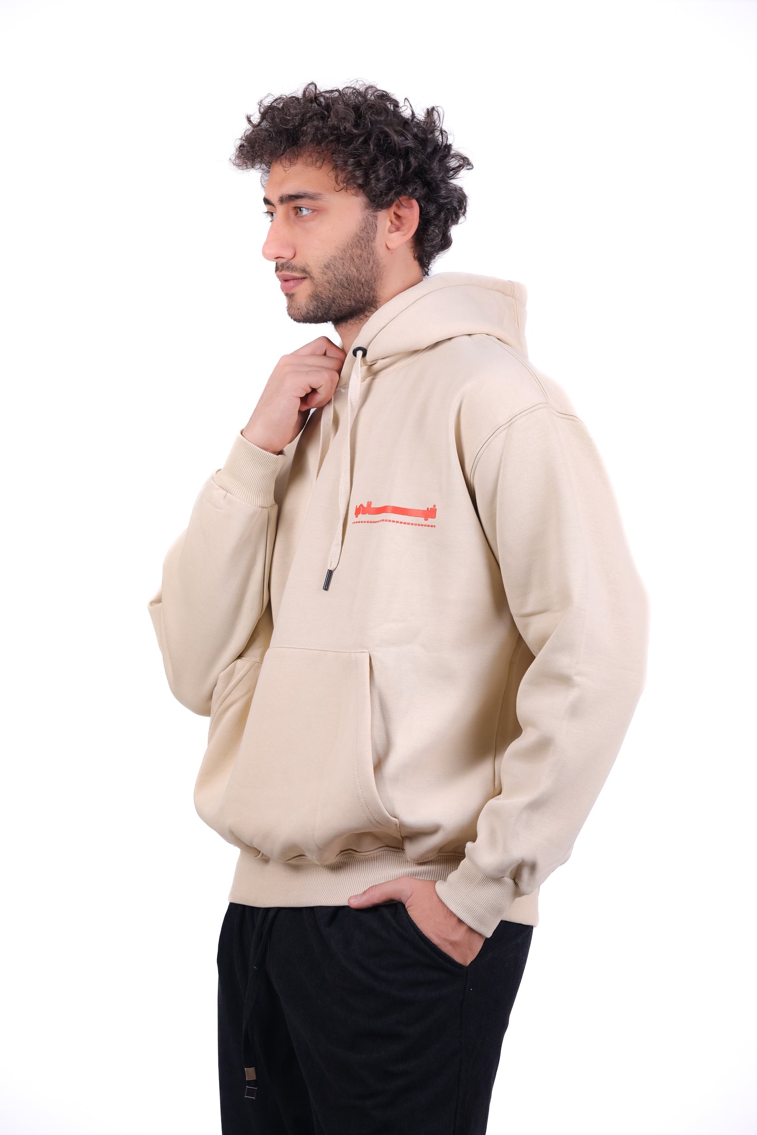 Over Size Milton Hoodie Sweatshirt Printed Fantasy