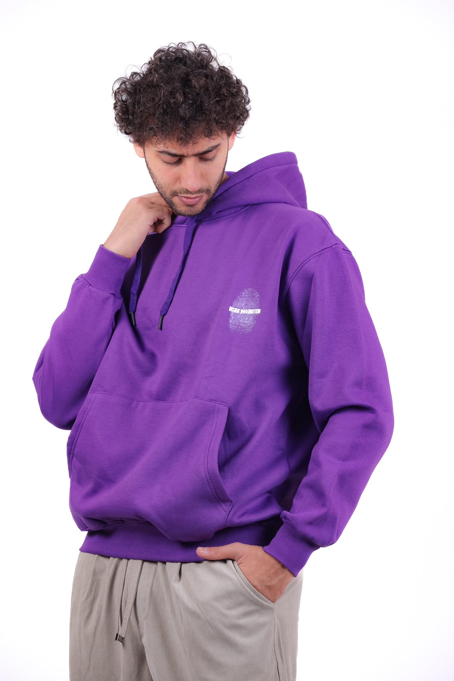 Over Size Milton Hoodie Sweatshirt Printed Imagination