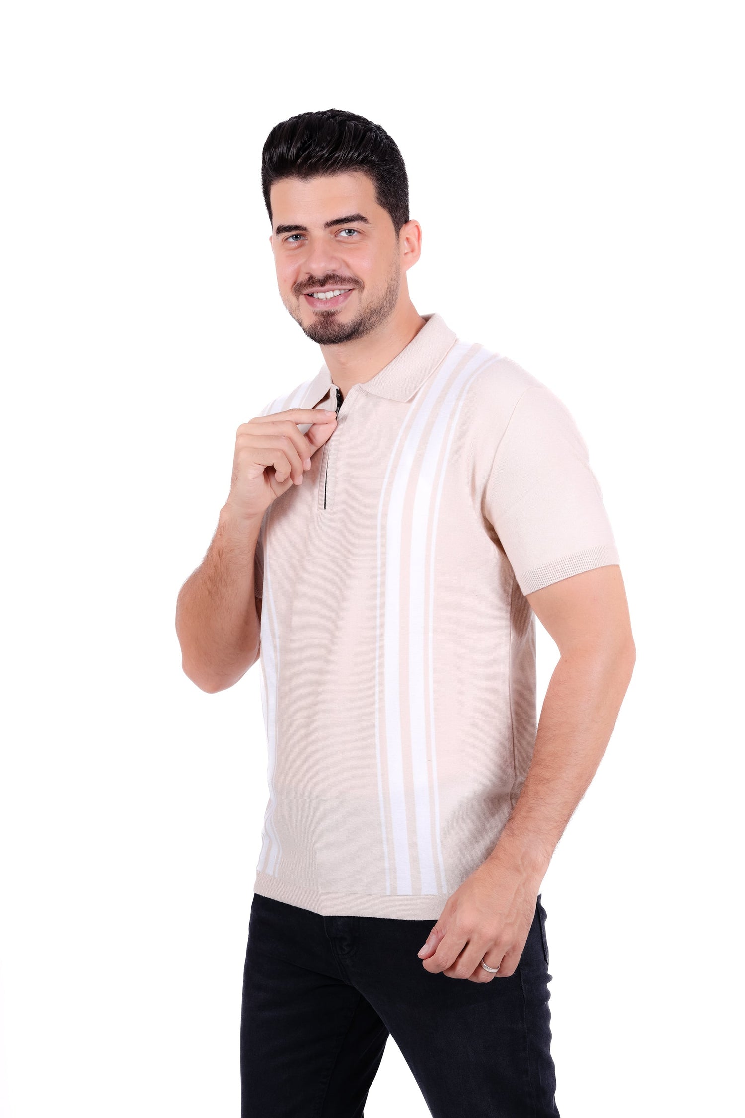 Knitwear Polo T_Shirt MHS014