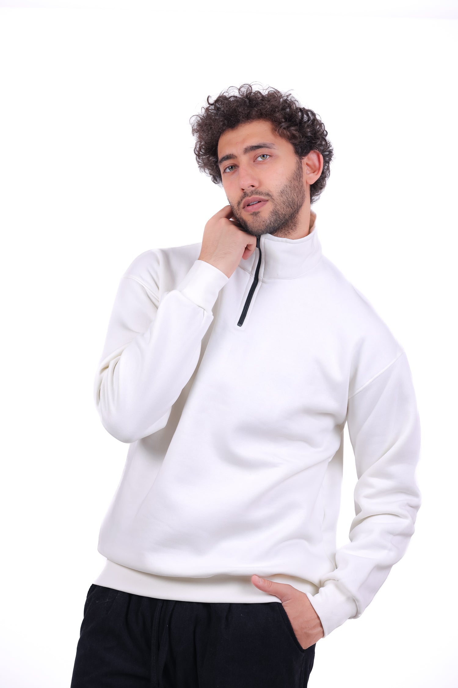 Milton Half zipped Sweatshirt