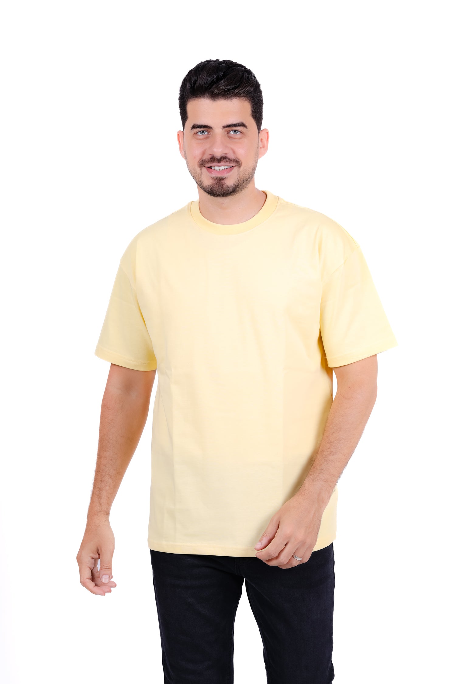 Over Size Polivar Cotton Basic T_Shirt