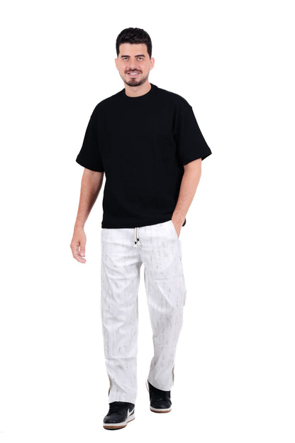 Soft V-CUT Wide Leg Sweatpants