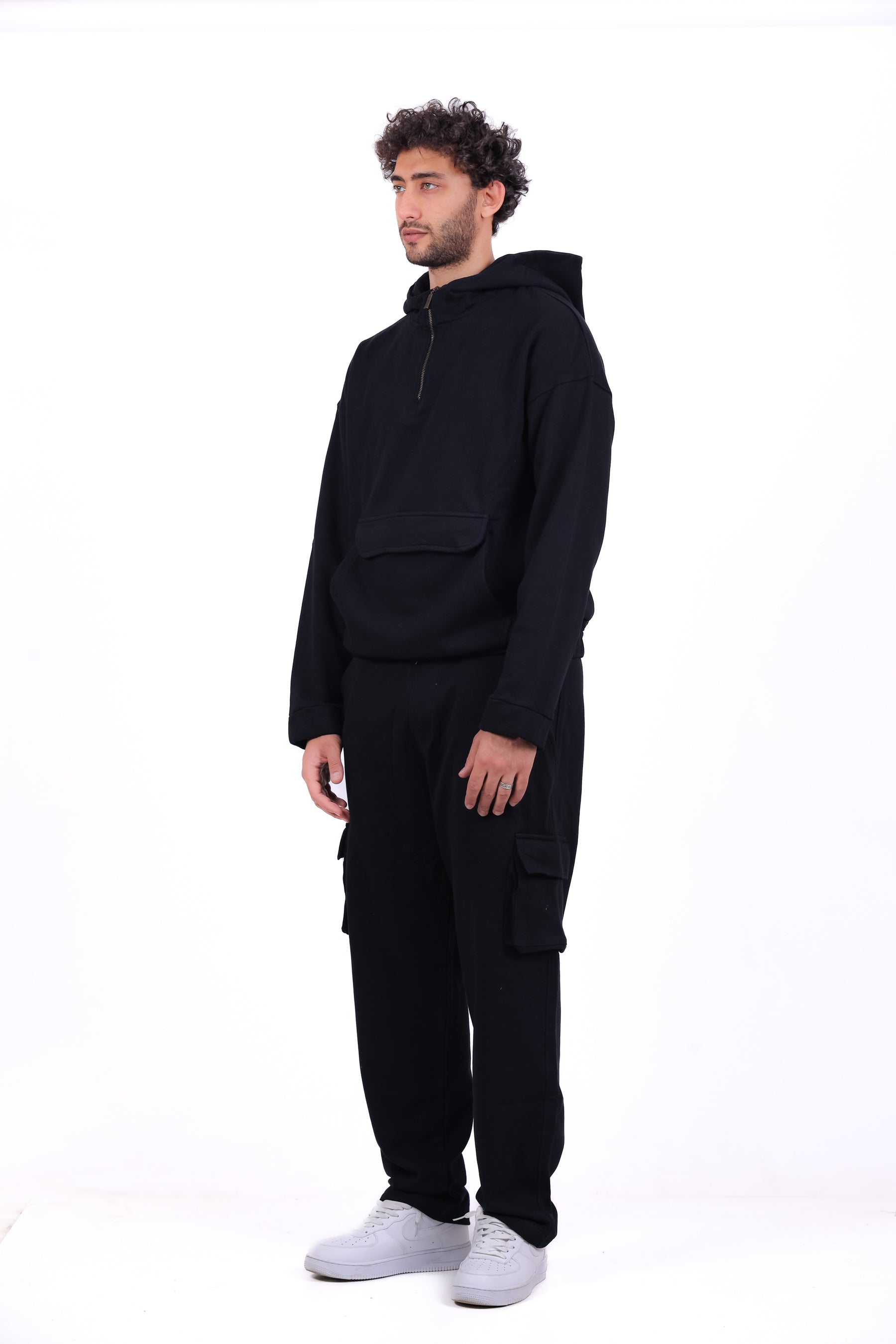 Over Size TR Half Zipped Kanga_Set