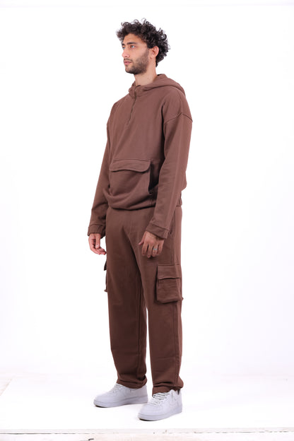 Over Size TR Half Zipped Kanga_Set