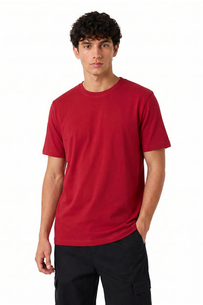 Basic Slim Fit Round T_Shirt