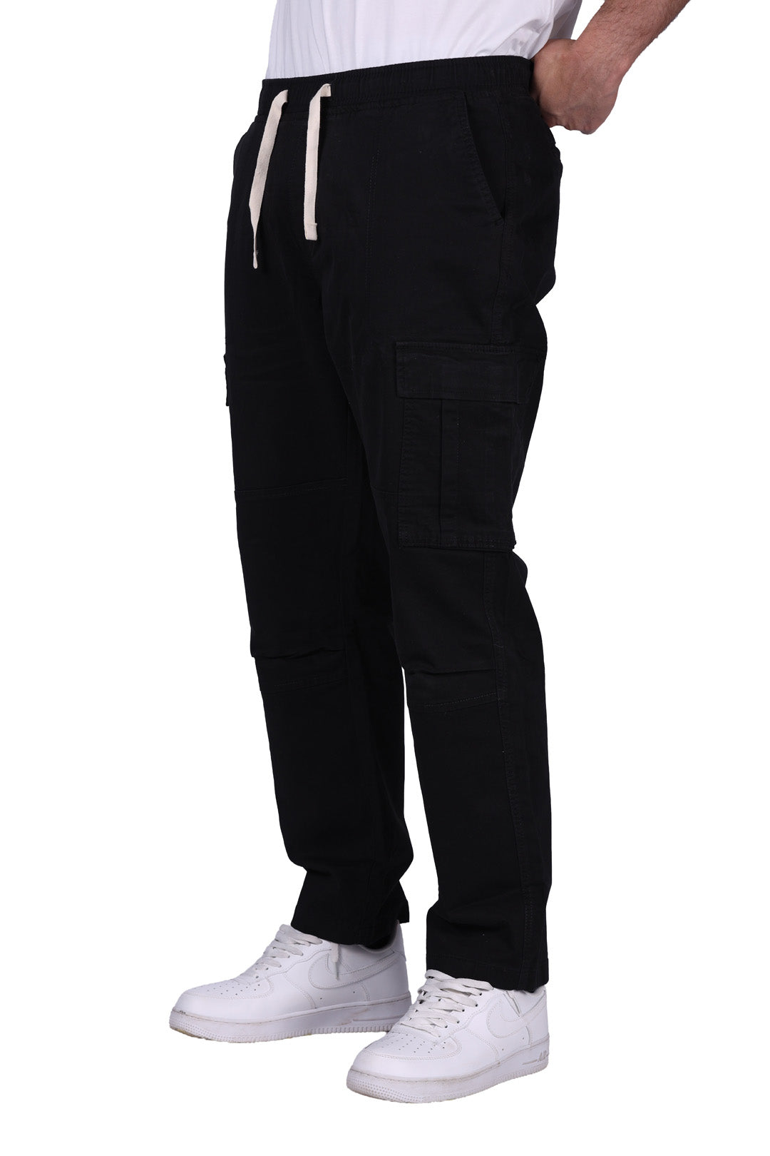 Classic Cream Cargo Straight Fit