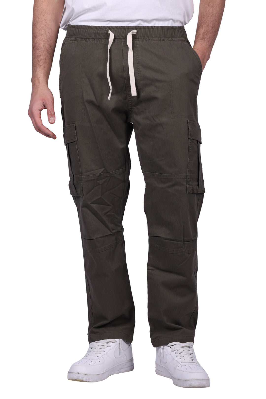 Classic Cream Cargo Straight Fit