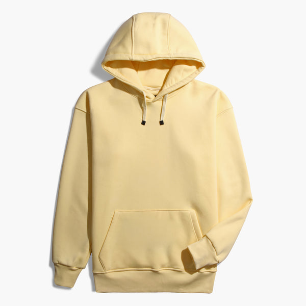 Milton Hoodie Basic Sweatshirt-Yellow