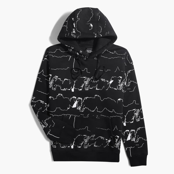 Milton Hoodie Sweatshirt Printed Crooked Pipe