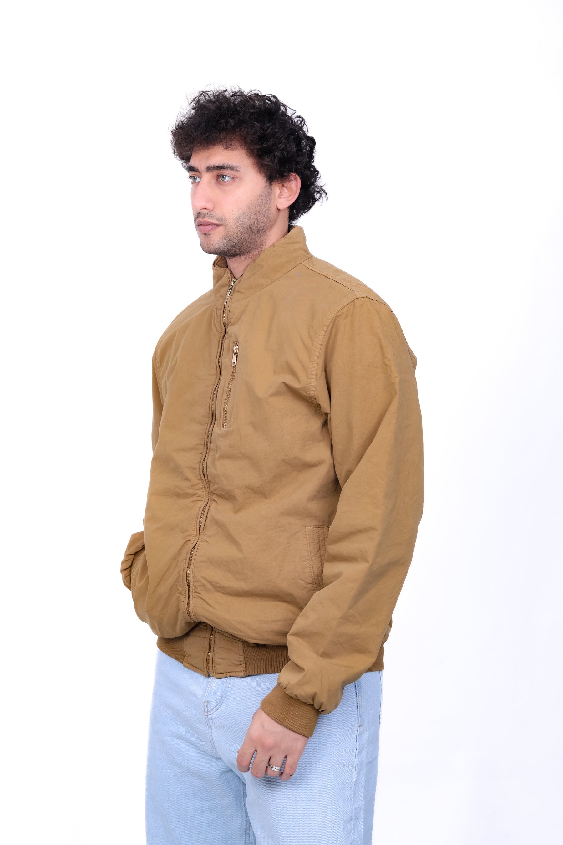 Gabardine Bomber Jacket 6003
