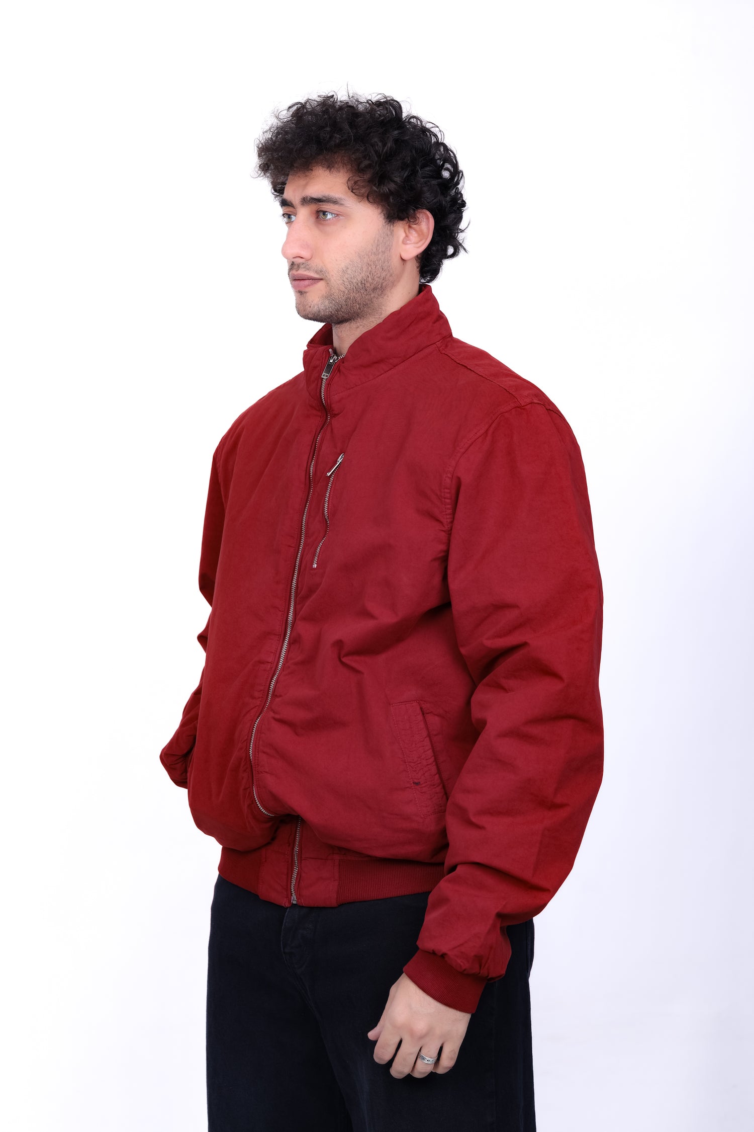 Gabardine Bomber Jacket 6003