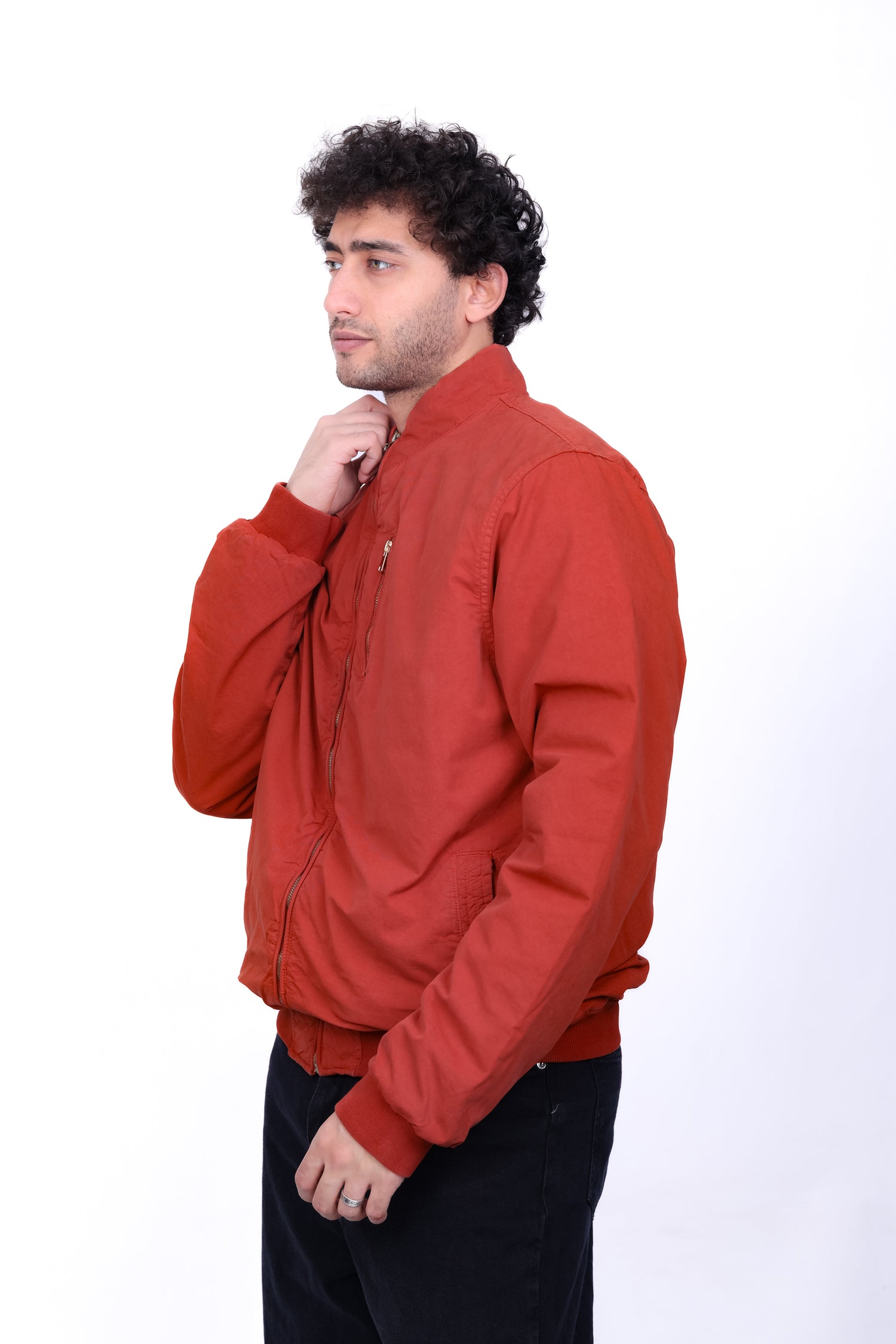Gabardine Bomber Jacket 6003