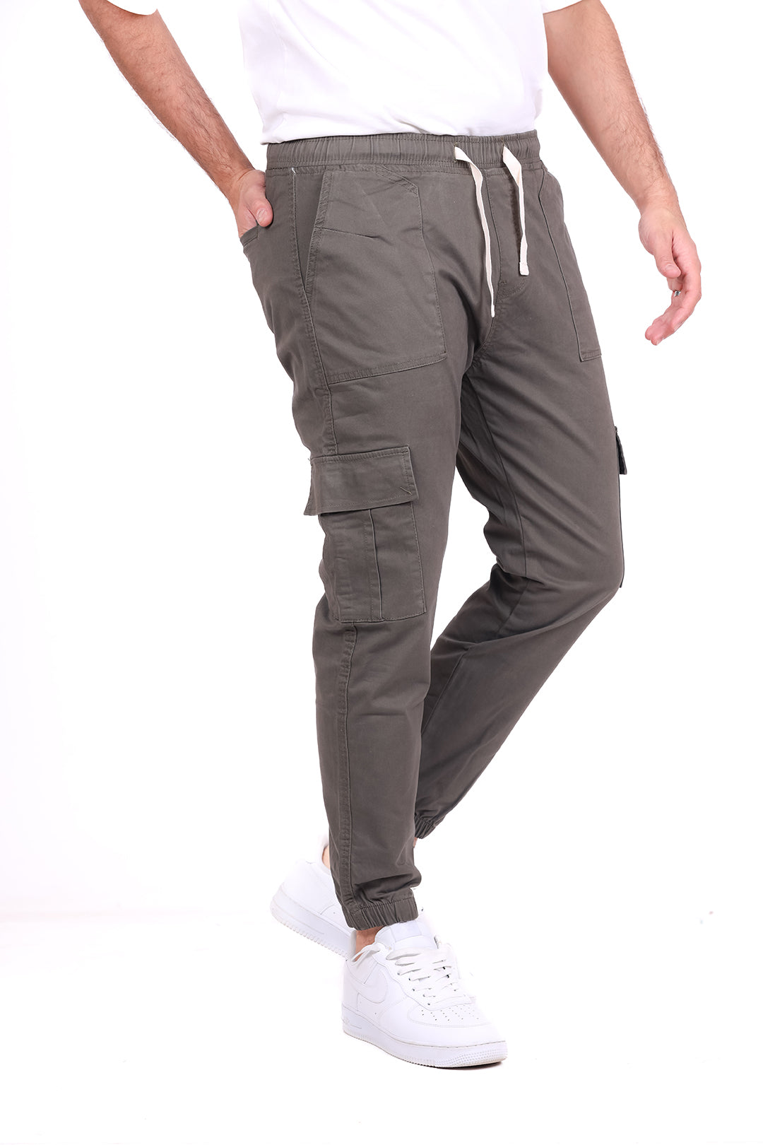 Gabardine Cargo Jogger