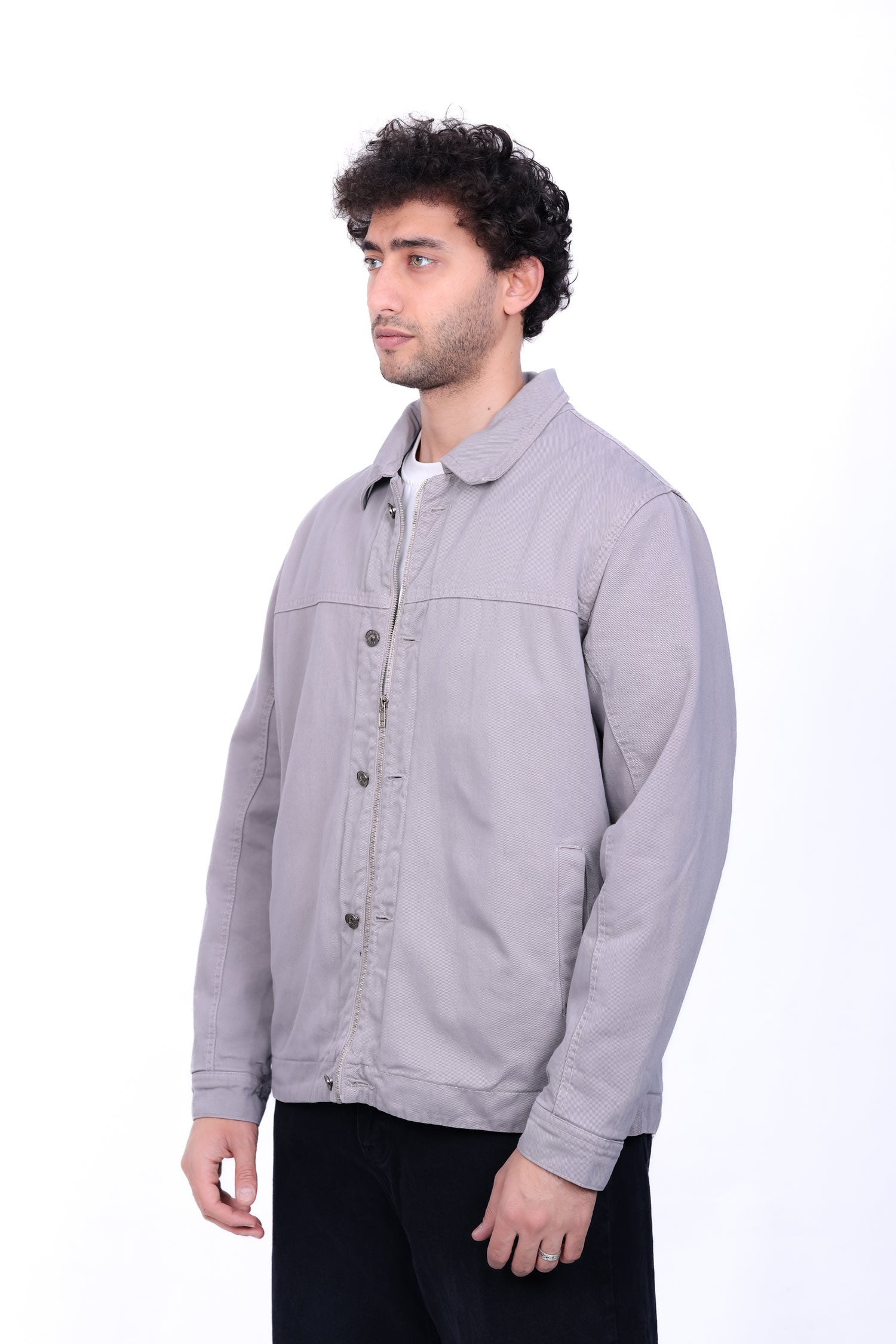 Gabardine Trucker Jacket 6016