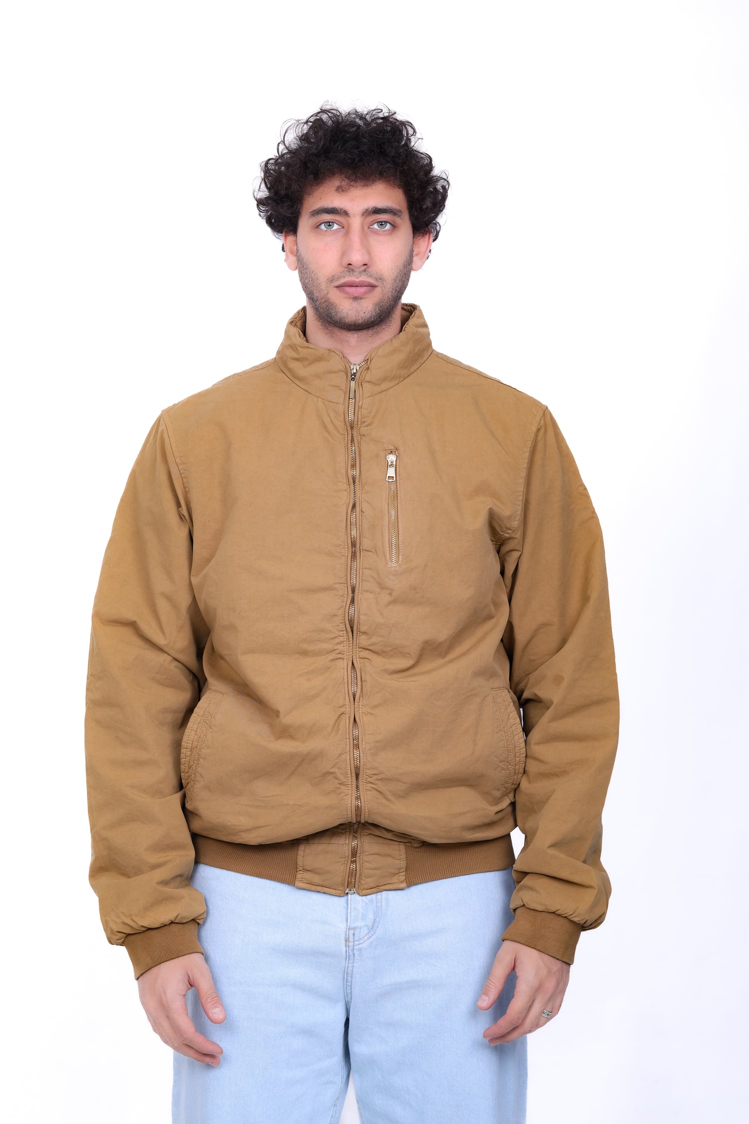Gabardine Bomber Jacket 6003
