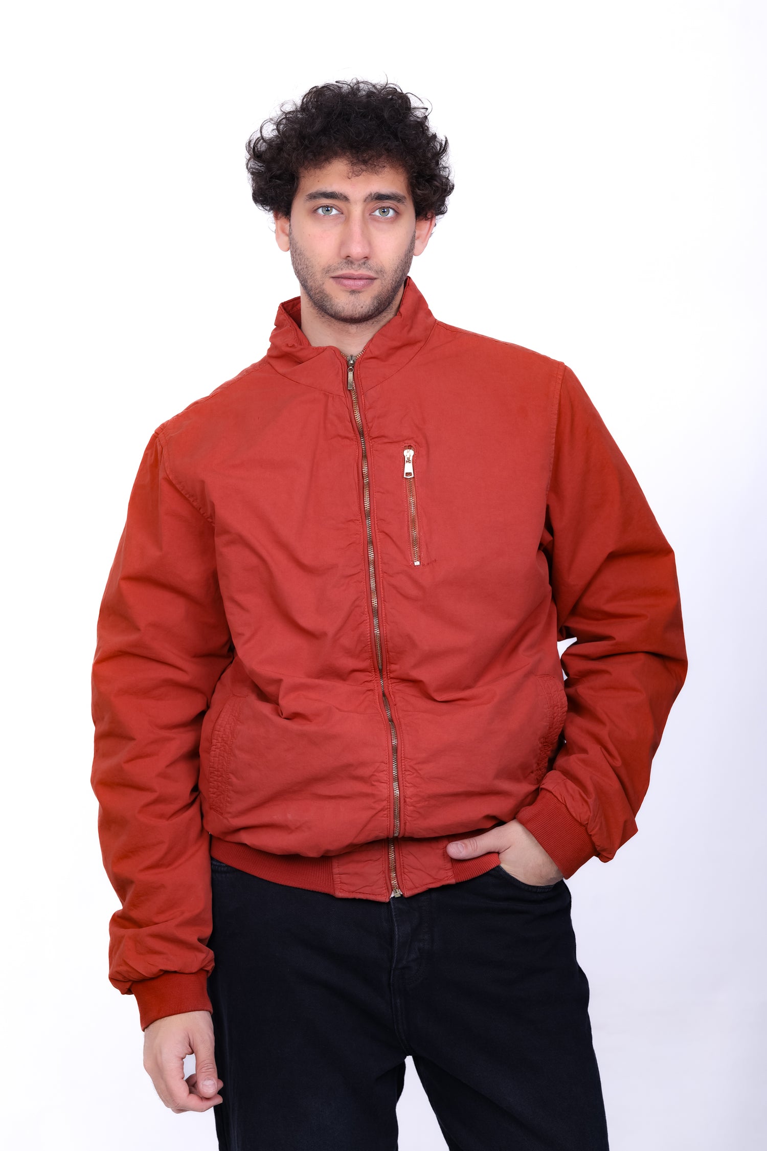 Gabardine Bomber Jacket 6003