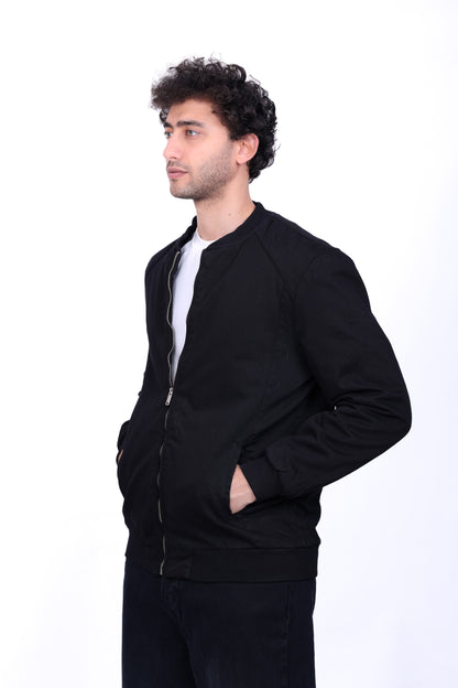 Gabardine Bomber Jacket 6011