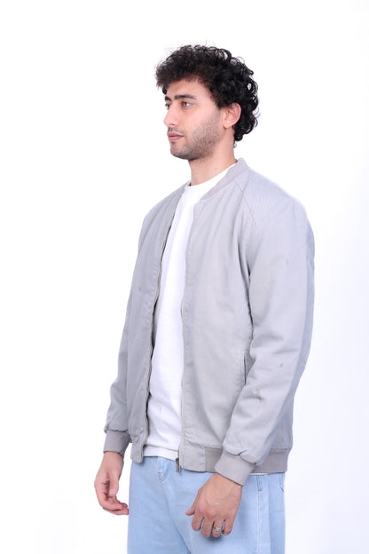 Gabardine Bomber Jacket 6011