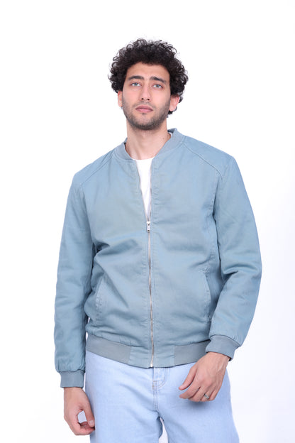 Gabardine Bomber Jacket 6011