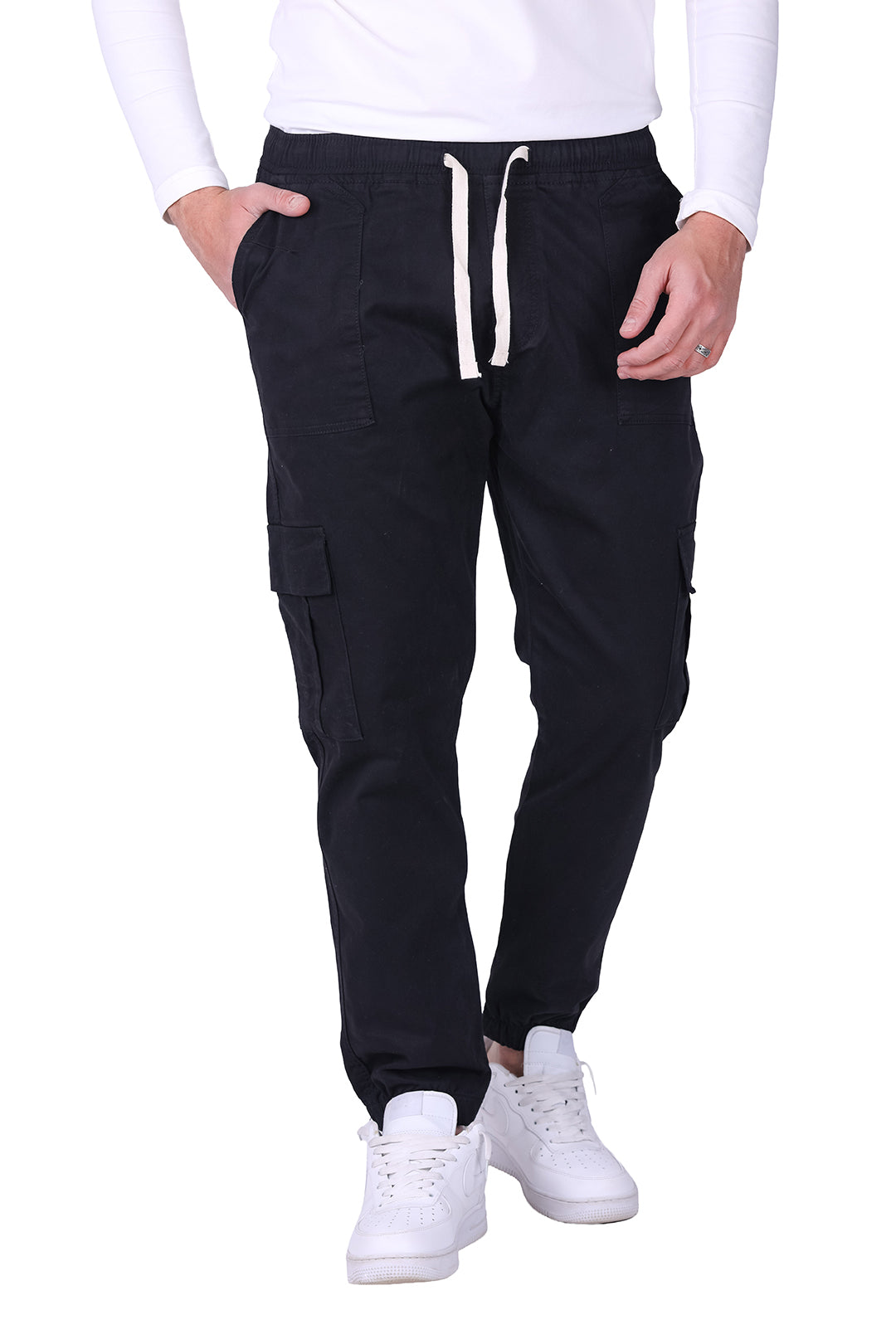 Gabardine Cargo Jogger