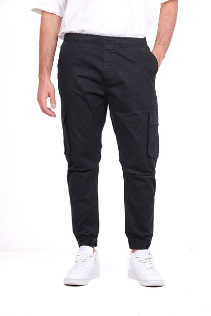 Gabardine Cargo Jogger Slit Cut
