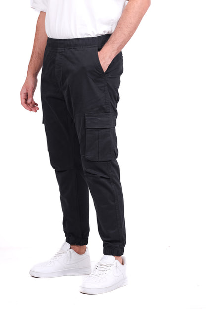 Gabardine Cargo Jogger Slit Cut