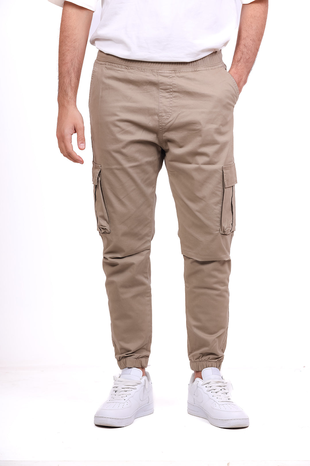Gabardine Cargo Jogger Slit Cut