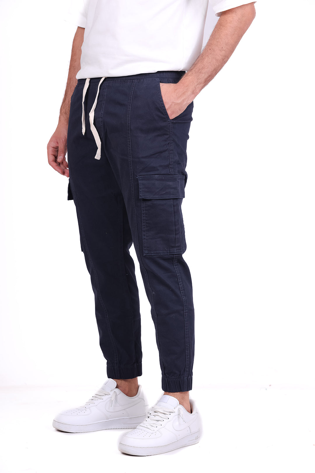 Gabardine Cargo Jogger Slit Cut