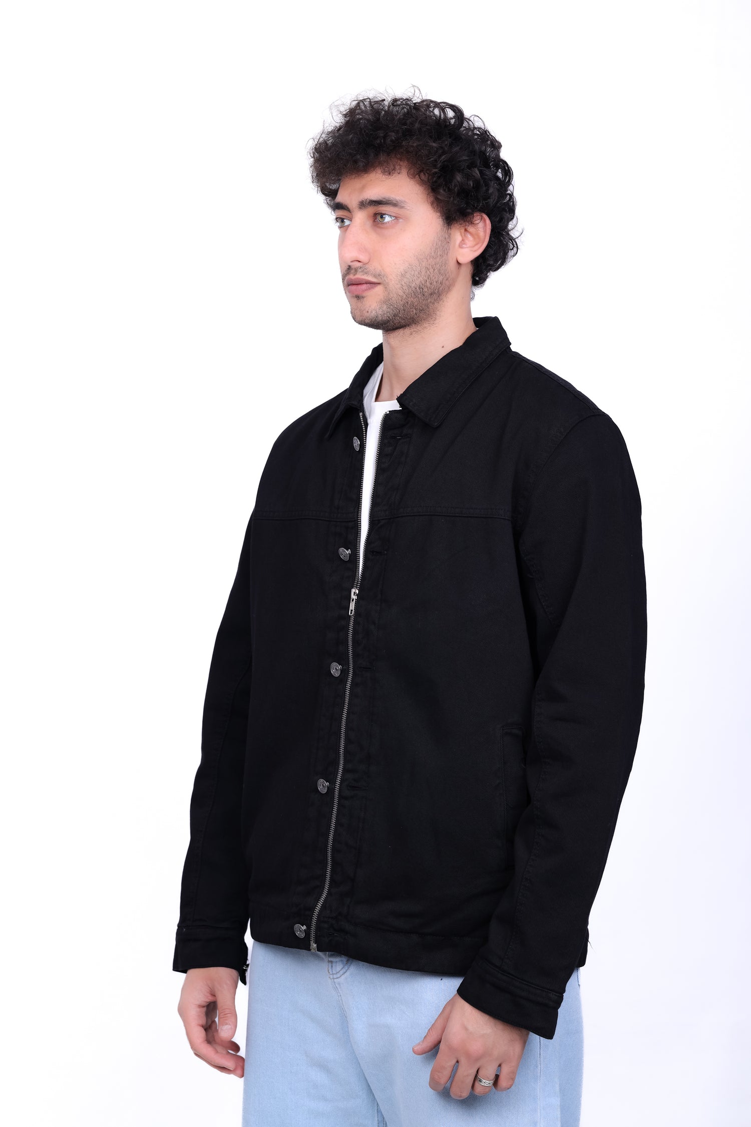 Gabardine Trucker Jacket 6016