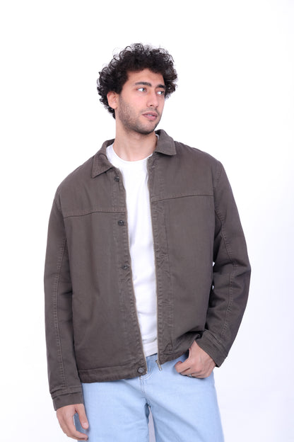 Gabardine Trucker Jacket 6016