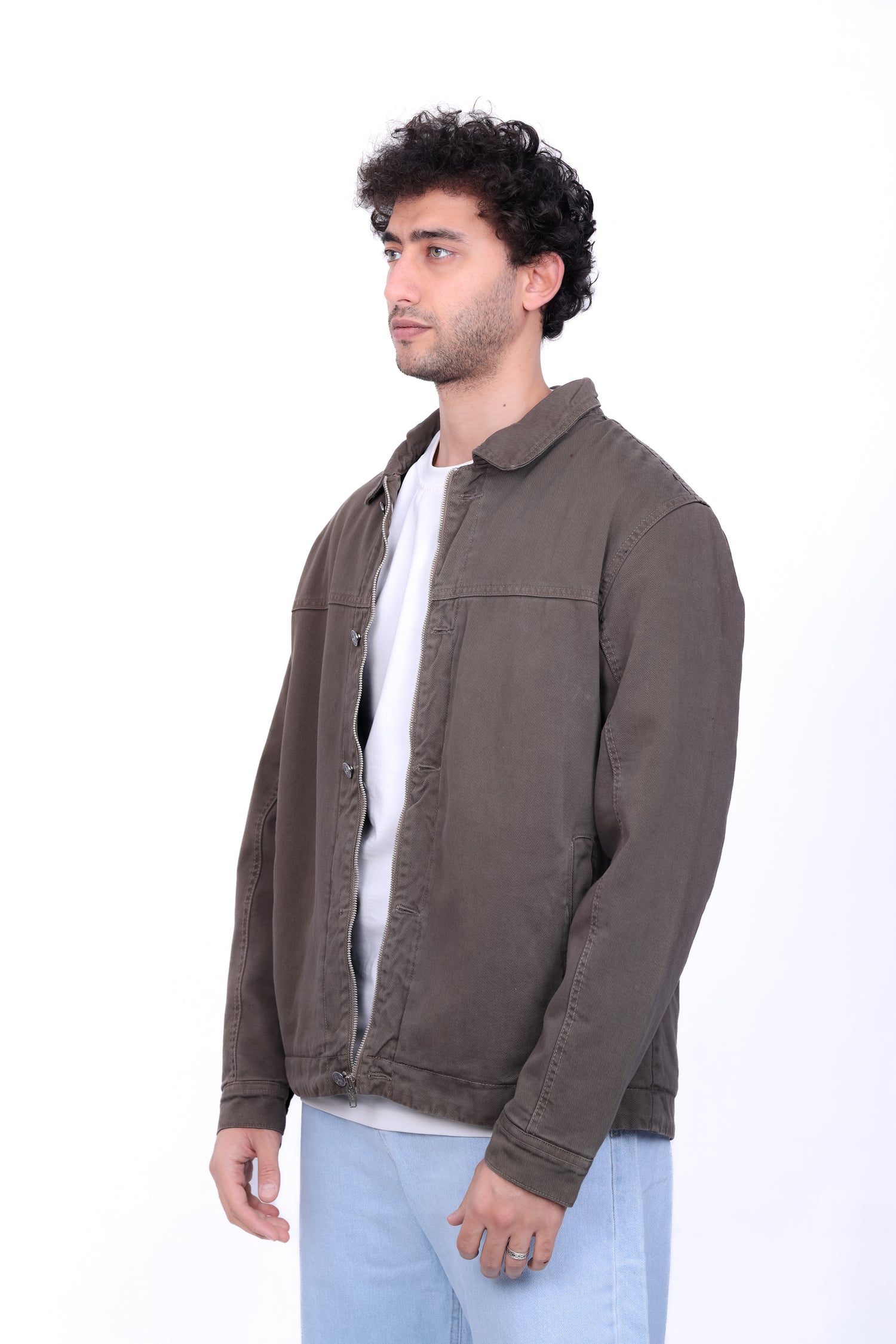 Gabardine Trucker Jacket 6016